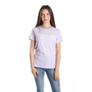 Calvin Klein dámské fialové tričko Logo